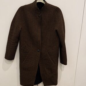 rag & bone Brown Houndstooth Coat